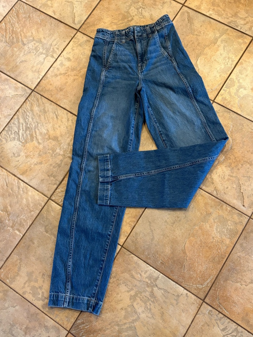 High-Rise Women's Jeans in Medium Blue Wash ✨LONG